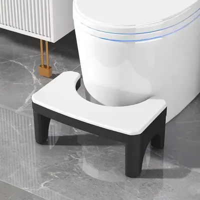 Thickened Household Squat Toilet Stool, Bathroom Squatting Aid and Footrest
