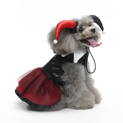 Christmas and Halloween Dog Costume, Funny, Small Breed Pet Clothes