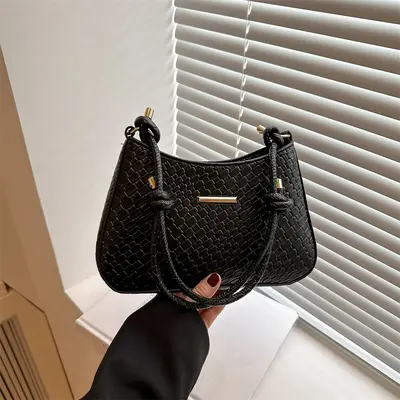 Women's Solid Colour Underarm Crossbody Bag, Spring Style - 2