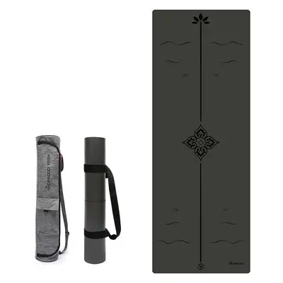 Silent PU rubber yoga mat, non-slip, thickened, widened - 7