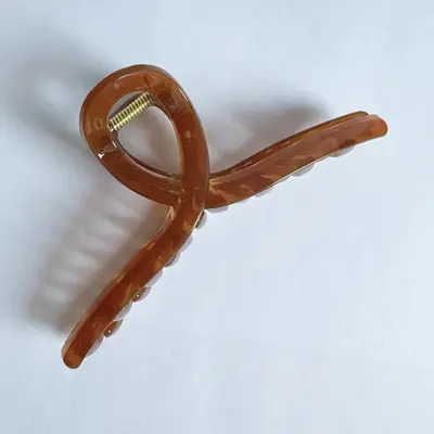 Große 13 cm Acryl-Haarspange aus hochwertigem Jelly in verschiedenen Farben für den Hinterkopf, Haiclip Haarspange Haarschmuck. - 12