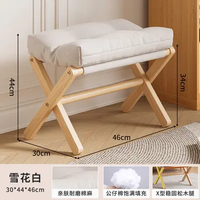 Foldable Foot-Operated Footrest Stool for Living Room and Office - 12