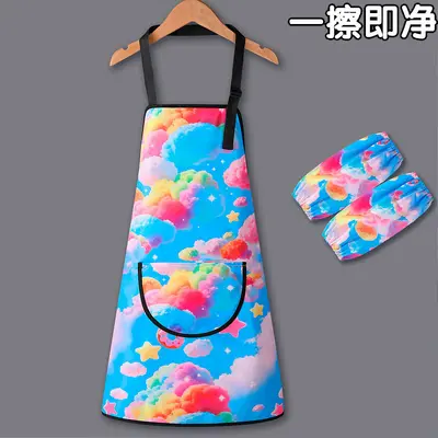 Children's Waterproof Apron, Anti-Stain, Extra-Long Painting Smock