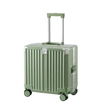 Carry-On Suitcase, Aluminum Frame, 18 Inch, Silent Wheels, Combination Lock - 10