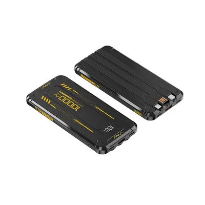 Mecha Powerbank mit Kabel 200 Millionen Super-Schnellladung 22,5W, 10000 mAh PD20W ultra-dünn mit Kabel - 7