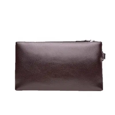 Herren-Ledertasche, Clutch im Umschlagstil, Handyfach - 6