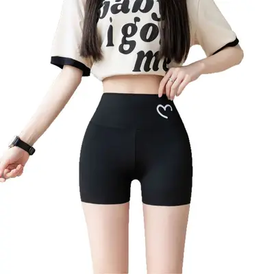 Women's Seamless Summer Yoga Shorts, Plus Size, Three-Quarter - 6