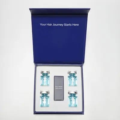 Infusion Hair Regrowth Kit, Yoğun Saç Büyütücü Mikro İğneli Serum Seti - 7