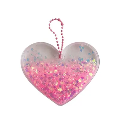 Şeffaf akrilik slime plakası, özel şekilli, parıltılı, el yapımı DIY