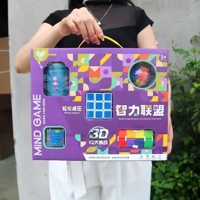 Rubik's Cube Maze Brain Training Puzzle Game for Children - 2