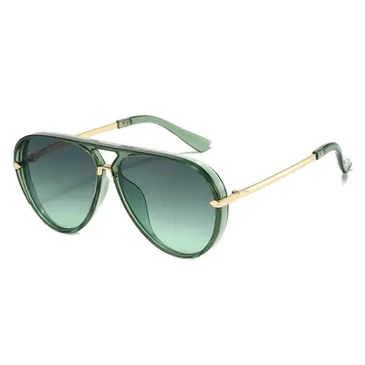 Unisex Double-Bridge Sunglasses, Large Frame, for Driving - 8