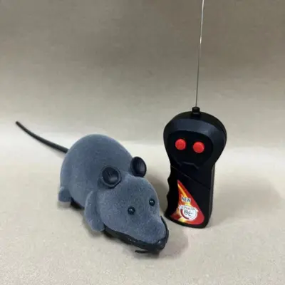 Remote Control Wireless Electric Artificial Mouse Cat Toy - 7
