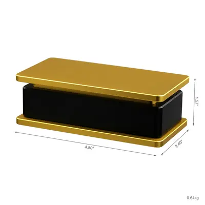 6061 Aerospace Aluminum Steam Resin Pre-Press Mold, 2x4 inch