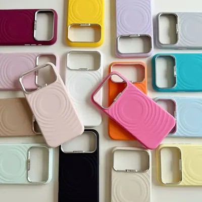 闪钻波漾磁吸适用iPhone18promax手机壳独立五金镜头框苹果17保护 - 3
