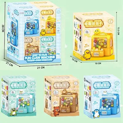 Tabletop Gacha Capsule Vending Machine Game for Kids, Educational Stress-Relief Toy - 10