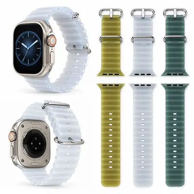 Silicone Sport Band for Apple Watch Ultra S10, 46/49mm