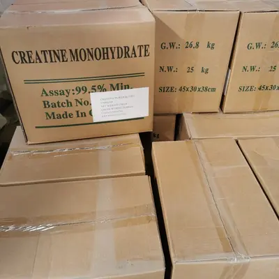 Kreatin Monohidrat Tozu, Saf, Gıda Sınıfı
