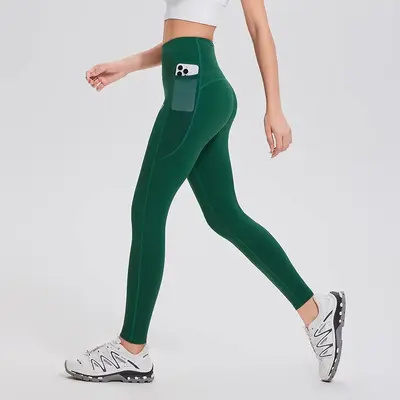 Unisex High-Waist Running Leggings, Stretch Fitness and Yoga Pants - 8