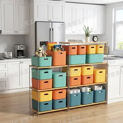 Large Desktop Drawer Storage Box, Plastic - 4