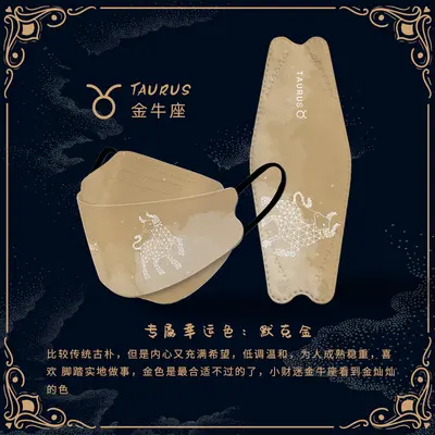 Twelve Zodiac Design KN95 Mask, 3D Three-Dimensional, Individually Packed, Boxed - 10