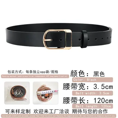 Vintage Pin Buckle Leather Belt Fashion Men's Business Casual Trousers Jeans Belt 2025 Hot Seller Manufacturer Wholesale - 7