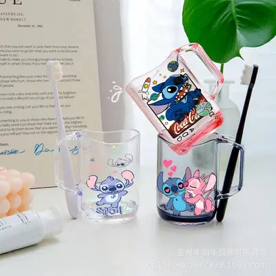 Anime Baskılı Çocuk Diş Fincanı, Sevimli Banyo Gargara Bardağı - 2