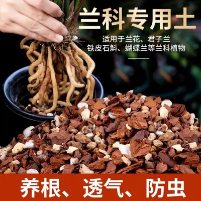 Orchid Potting Mix with Fermented Pine Bark and Perlite, 100 Jin
