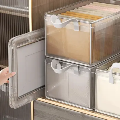 Transparente Kleidungsaufbewahrungsbox für Schubladen - 2