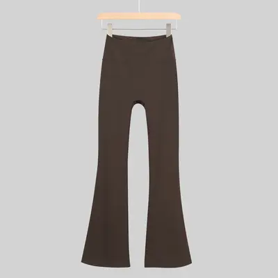 LU outdoor yoga pantolonu, yüksek bel, paça genişleyen, hızlı kuruyan - 13