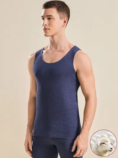 Unisex Seamless Thermal Base Layer Vest for Autumn and Winter - 12