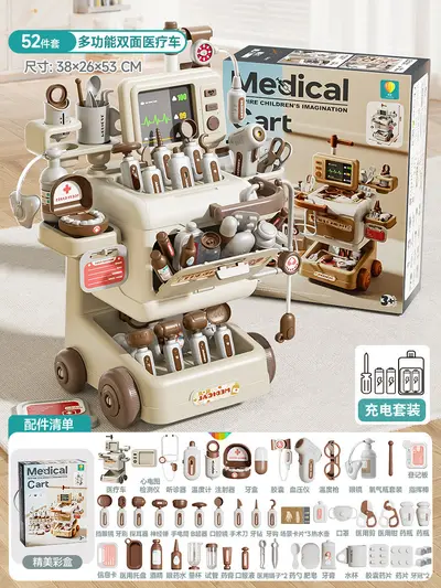 Doctor pretend play toy set for girls ages 3-6, educational toy - 8