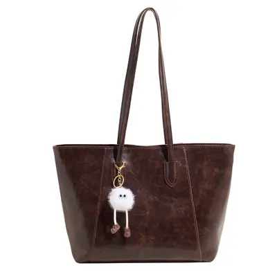 Vintage Women's Large Capacity Tote Bag for College and Commuting - 7