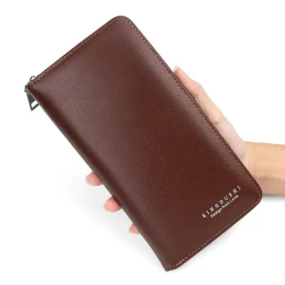 Korean Style Men's Medium Wallet, Large Capacity with Coin Pocket - 7