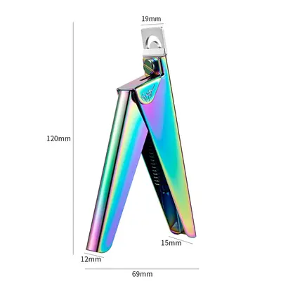 Nail Art Scissors, Straight Edge, Fake Nail and French U-Shape Nail Trimmer - 8
