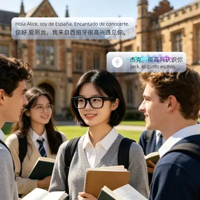 AI Smart Glasses with Camera, HD Recording and Audio Transcription
