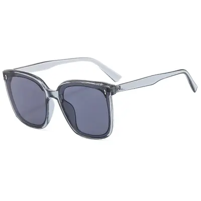 Large-Frame Sunglasses, Street Style, Vertical Stud Design - 9