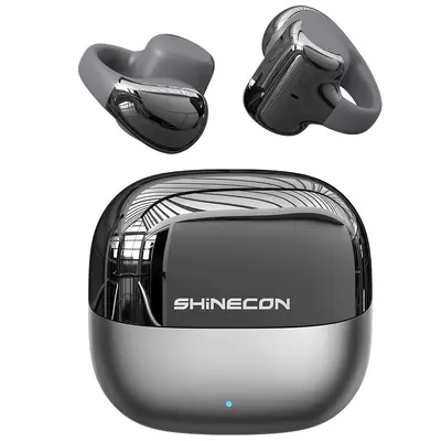 AI smart translation Bluetooth earbuds with ear clip design