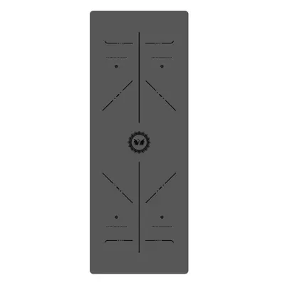 5mm PU-Naturkautschuk-Yogamatte mit Positionslinien - 6