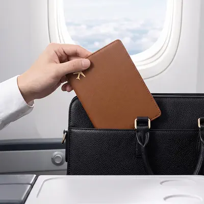 Reisepass-Etui PU-Leder, verstärkt