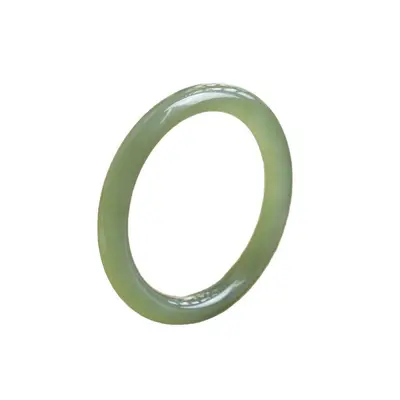 Jade-Armband dünn rund natürliches Eissort - 6
