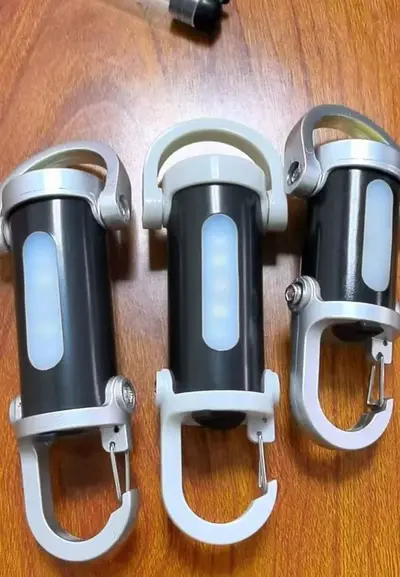 Mini-Taschenlampe, wasserdicht, zum Anhängen an Gürtel oder Schlüsselbund - 8