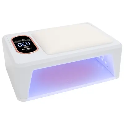 288W Dual Hand Manicure Lamp with Wearable Nail Pillow, Phototherapy