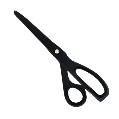 Stainless steel office scissors, gold colour, ribbon cutting - 11