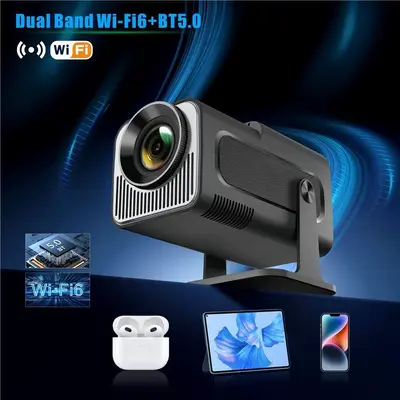 Amazon Best Seller HY320 Mini Projeksiyon Cihazı 720P Telefon Kablosuz Ekran Yansıtma Projektör Küçük Projeksiyon Cihazı