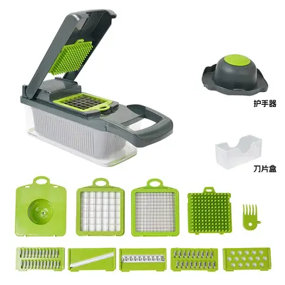 Cross-border Multifunctional Vegetable Chopper Kitchen Vegetable Grater Potato Shredder Slicer Vegetable Cutting Tool Vegetable Cutter - 8