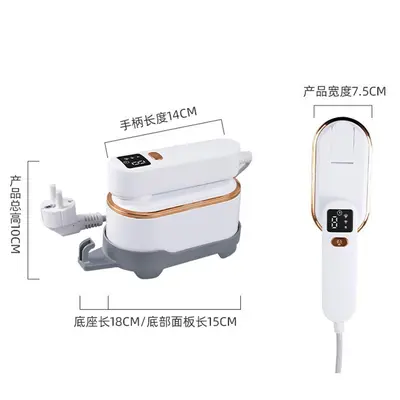 Portable steam garment steamer with digital display, handheld mini - 3