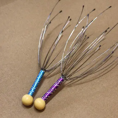 Octopus-Shaped Head Massager and Scalp Scratcher