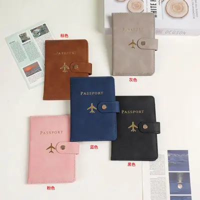 Кожаный чехол-держатель для паспорта с несколькими отделениями для карт - 9