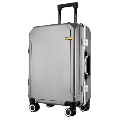 Kofferwagen Zahlenkombinations-Gepäck Schleifbox PC Universal-Räder Reißverschluss-Koffer herausnehmbare Räder Studentenkoffer flacher Rahmen Geschäftskoffer - 6