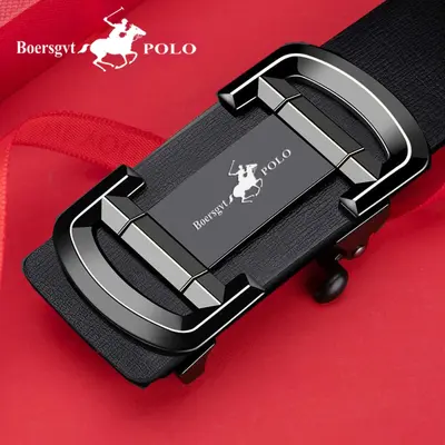 Authentic Paul men's belt automatic buckle new belt business comfortable versatile Korean style top-level pants belt - 8